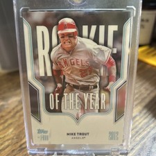 2023 Topps X J-Rod - Rookie of the Year Award Winners Mike Trout #R-9