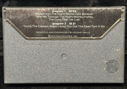 Vintage 1979 .38 Special Rockin' Into The Night A&M Records Cassette Tape Works! - Picture 3 of 5