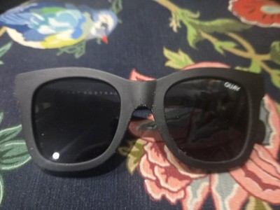 Pre-owned Quay Australia After Hours Black Cat-Eye Sunglasses