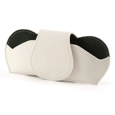  Sunglass Clip for Car Visor,Car Sunglass Holder,Magnetic Glasses Case White