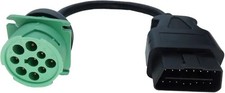 Male to 9pin Female Adapter Cable to Gree Style: OBD2 Male to 9Pin Female Port