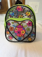 Borsa zaino vintage Lisa Frank mini coccinella