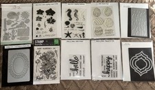 Photopolymer Clear Stamp Sets And Die Cut Mixed Lot Of 11 New Read