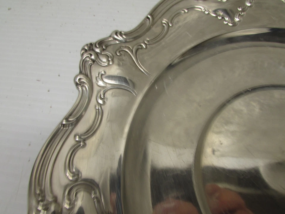 Placa Gorham esterlina en relieve 101/2 pulgadas Foto 3 de 4