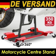 Motorrad Rangierhilfe Rangierschiene 350KG Rangierplatte Rollwagen Motorradständ