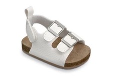 Carters Baby White Sandals 0-3 M New