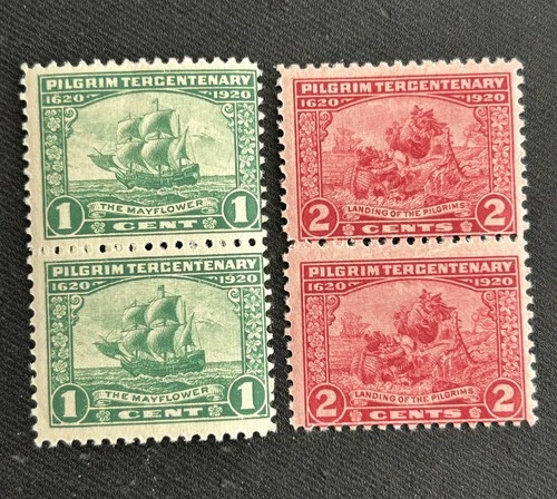 Mint Vintage US Stamps, Connected Pairs … #548-549 …M/OG/NH