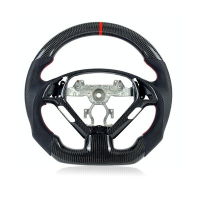 Car Carbon Fiber Steering Wheel For Infiniti G37 G35 G25 Steering Wheel Carbo...
