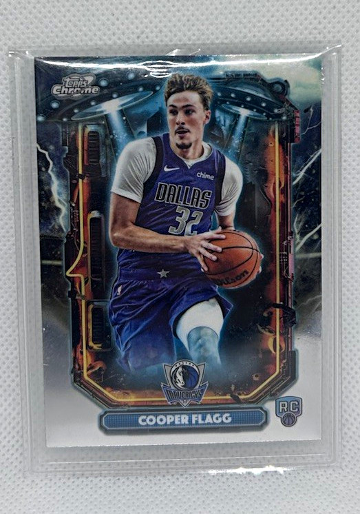 Topps 2025-26 Cosmic Chrome Extraterrestrial Talent Cooper Flagg RC #ET-11
