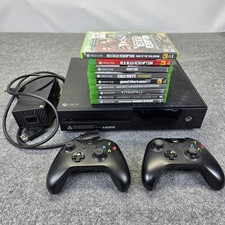 Xbox One 1540 1TB Console Bundle  Accessories 2 Controllers 9 Games