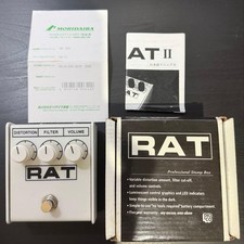 ProCo RAT2 II White color Guitar effects pedal Distortion w/ Box Tested Works JP