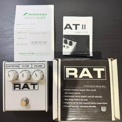 ProCo RAT2 II White color Guitar effects pedal Distortion w/ Box Tested Works JP