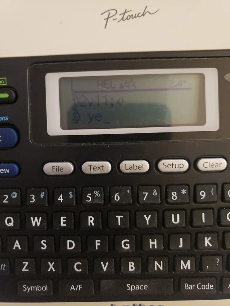 Brother PT-2030 PTouch Label Maker Tested and Working P-Touch Labeler