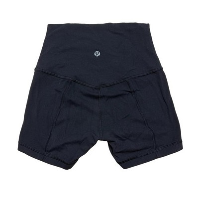 LULULEMON ALIGN HIGHRISE SHORTS 4'' Black Nulu Size 2 Womens W7AOZS First Release