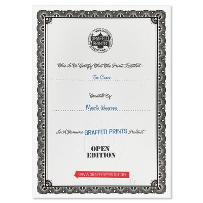 Martin Whatson The Crack FRAMED PP Silkscreen, COA | eBay