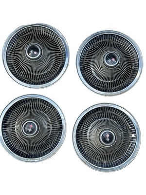 Set 4 1968-1973 C2 Corvette P02 turbine starbust deluxe wheel covers 1969 1970