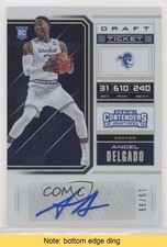 2018 Contenders Draft Picks College Ticket 19/99 Angel Delgado Auto READ 0f8