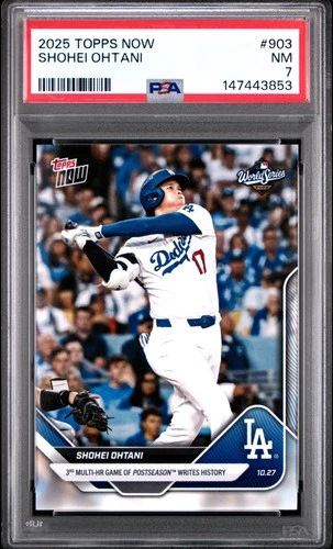 2025 Topps Now #903 Shohei Ohtani PSA 7