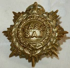 WW2 SASC SAI SOUTH AFRICA SERVICE CORPS MILITARY CAST BADGE KINGS CROWN