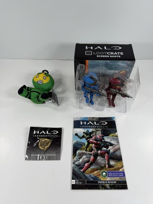 #ad Halo Legendary Loot Crate SPARTAN INITIATION 100% Complete 1st Edition Hoodie L $59.99