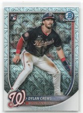 2025 Bowman Chrome Dylan Crews #3 Mega Refractor Washington Nationals (RC)