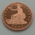20x 1 oz .999 Fine Copper Rounds Seated Liberty Eagle w/ Tube Bullion Lot — photo 4