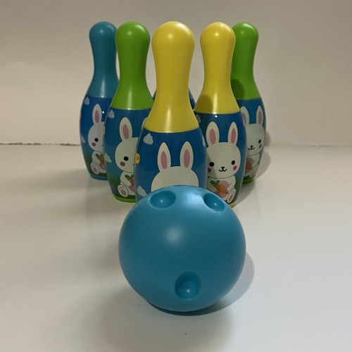 Easter Childrens Bunny Rabbit Bowling Set | eBay