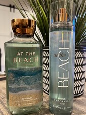 ALL NEW 2 Piece AT THE BEACH Mist and Body Wash Set Bath Body Works