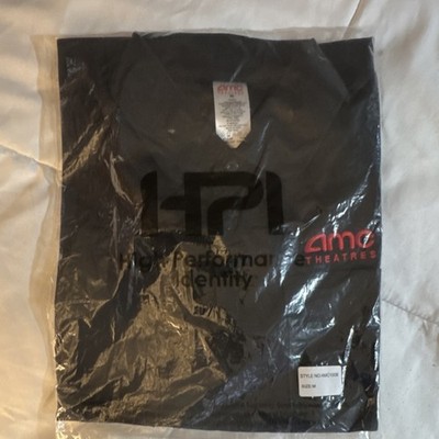 AMC Theatres Usher Work Shirt Black Polyester Size M AMC1008