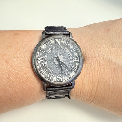 Fossil Cobra EC.6820 Compass Watch Fair Condition