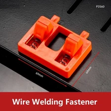 Black Electric Wire Welding Fixture with Dual Clamp Springs for Soldering