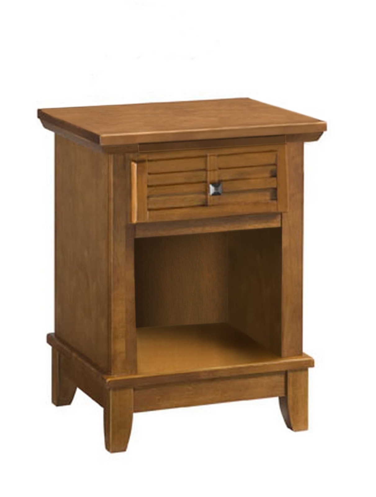 Arts and Crafts Cottage Oak Nightstand with Drawer