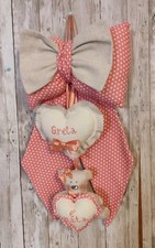 Fiocco nascita bimba nome personalizzabile 