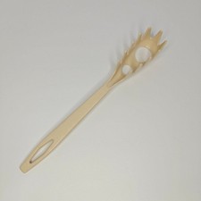 Tailor Made Vintage Spaghetti Server, Almond Color, Made in USA, Heat Resistant