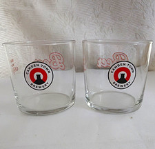 2 x Camden Town Brewery Half Pint Beer Glasses Glass Set "Beer" Logo