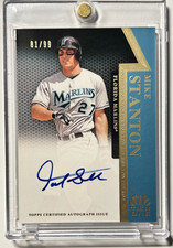 Giancarlo Stanton AUTO~RC #/99 Topps Tier One 2011 Rookie Autograph Signature SP
