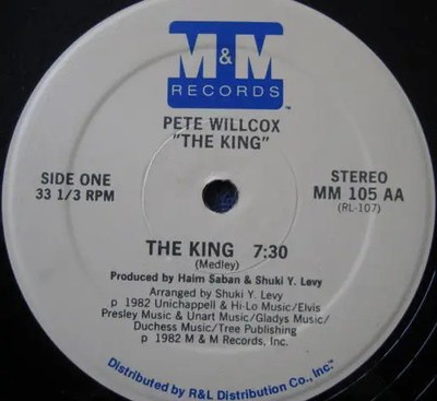 Pete Willcox The King STILL SEALED Vinyl Single 12inch NEW OVP M&M Records