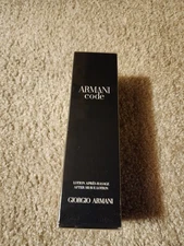 Giorgio Armani Armani Code After Shave Lotion 3.4 oz 100ml New NIB Sealed