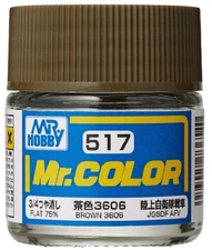 GSI Creos C517 Brown 3606 (10ml) Mr. Hobby Mr. Color Acrylic Paint