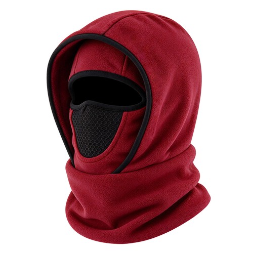 Winter Thermal Fleece Balaclava - 4-in-1 Windproof Face Mask for Men and Women - Afbeelding 13 van 13