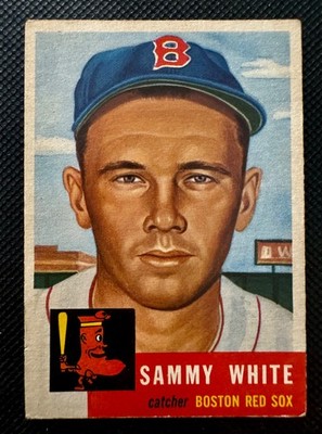 Sammy White 1953 Topps #139 - Beautiful Condition - EX/EX+ - Boston Red Sox