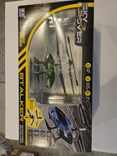 Sky Rover STALKER 3 Channel IR Gyro Helicopter GREEN Indoor Remote Control NEW