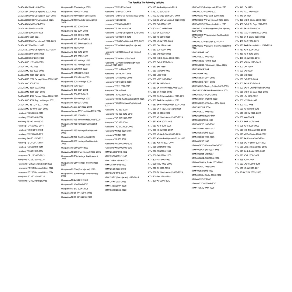 Kit de llave dinamométrica de radios Tusk para Husaberg FX 450 2010-2012 Foto 2 de 4