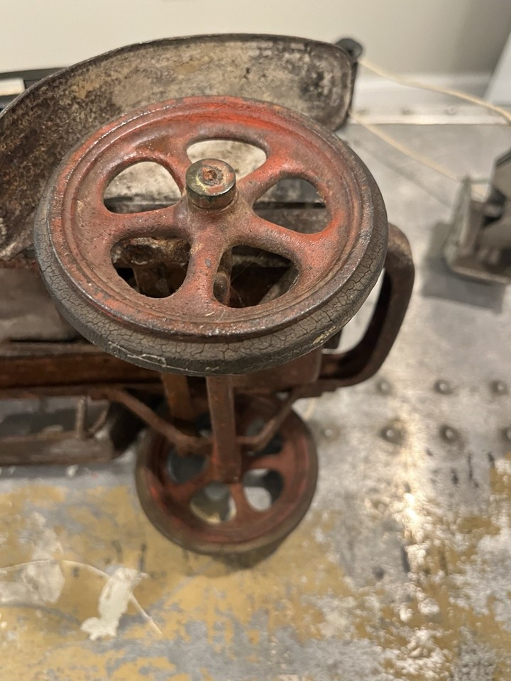 1920’s Kelmet Clamshell Bucket Truck Original Pressed Steel Toy Buddy L ...