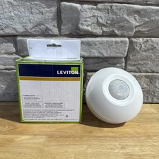 Leviton ODC0S-I1W 120V 1000W PIR Ceiling Occupancy Sensor Self-Contained - White