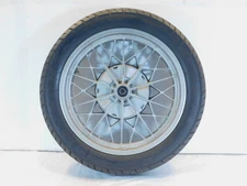 BMW Airhead R45 R45T R45N R65 Silver Cast Rear Wheel Rim & Tire - 2.5" x 18"