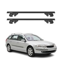 DachträGer FüR Renault Laguna II Grandtour 2001-2008 Alu 90Kg TÜV Schwarz 2Tlg