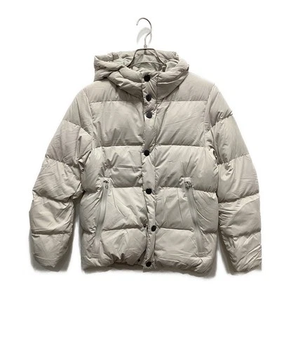 Nano Universe anewdown(R) Full Dull Stitch Hooded Water-Repellent Down Jacket - product listing photo