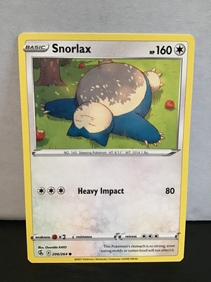 Snorlax 206/264 Common Pokemon Fusion Strike