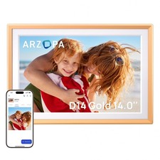 Digital Picture Frame WiFi 14" FHD IPS Touch Screen Smart Metal Photo Frame E...
